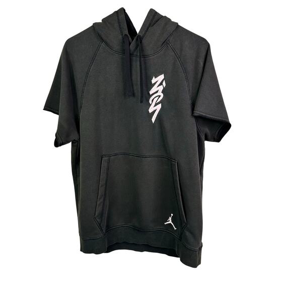 Jordan Zion Williamson size M Short Sleeve Terry Hoodie - Picture 1 of 6